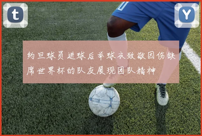 约旦球员进球后举球衣致敬因伤缺席世界杯的队友展现团队精神